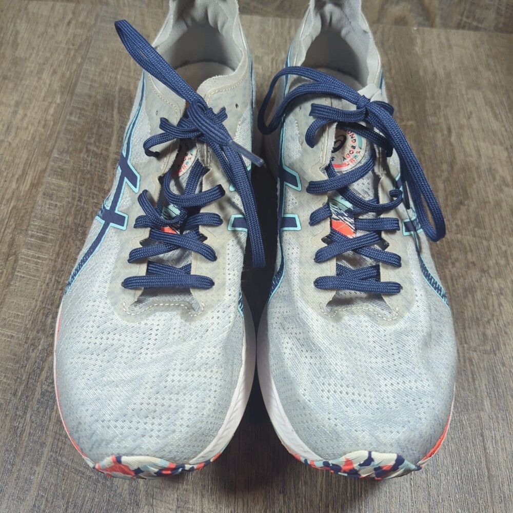 Asics Men's Magic Speed Gray Mesh Running Shoes 11.5 Celebration of Sport Pack - Picture 4 of 13